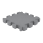 Preview: Calisthenics Fallschutzplatte 80 mm grau