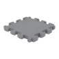Preview: Puzzle Mat 3 D 60 mm grey Puzzle connection system
