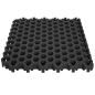Preview: Padock Gitterplatten 65 mm Schwarz
