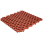 Preview: Lawn grid slab hexagon 45 mm red