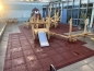 Preview: Fall protection Puzzle Mat 3 D 60 mm red in nursery school