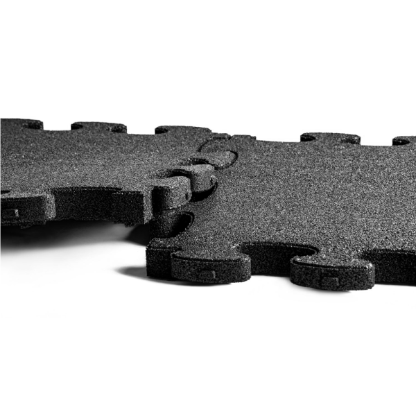 Puzzle Mat 3 D 60 mm black Puzzle connection system