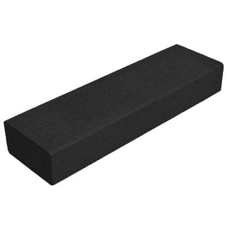 Block step made of rubber granulate black