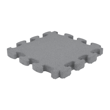 Puzzle Mat 3 D 60 mm grey Puzzle connection system