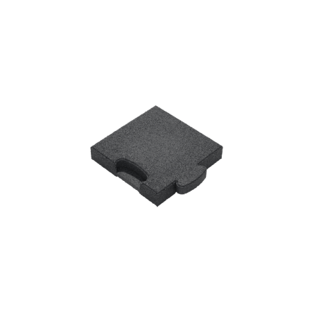 Puzzle Mat 3D corner slab 45 mm black