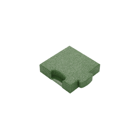 Puzzle Mat 3D corner slab 60 mm green