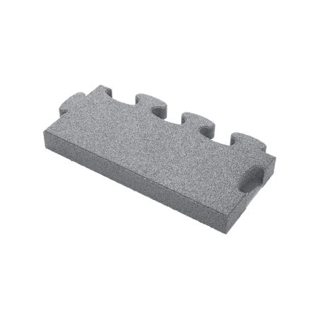 Puzzle Mat 3D edge slab mZ 60 mm gray