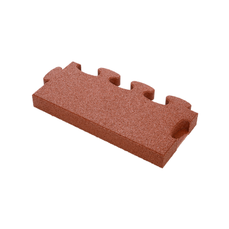 Puzzle Mat 3D edge slab mZ 60 mm red