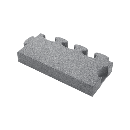 Puzzle Mat 3D edge slab mZ 80 mm gray