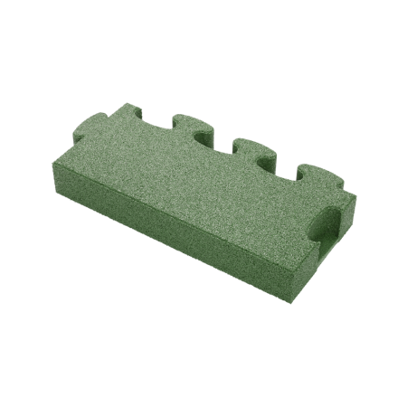 Puzzle Mat 3D Randplatte mZ 80 mm grün