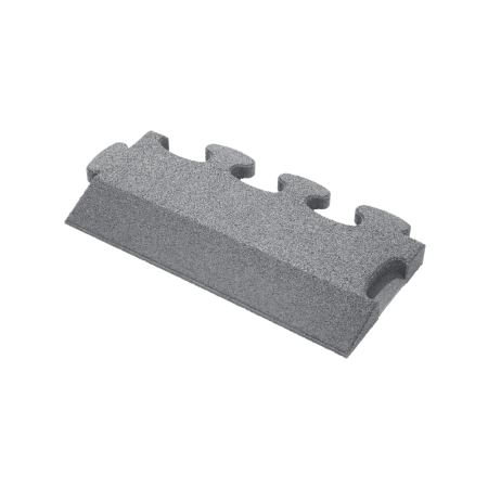 Puzzle Mat 3D edge slab bevelled 45 mm gray