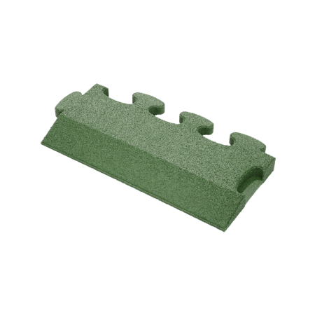Puzzle Mat 3D edge slab bevelled 45 mm green