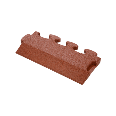 Puzzle Mat 3D edge slab bevelled 45 mm red
