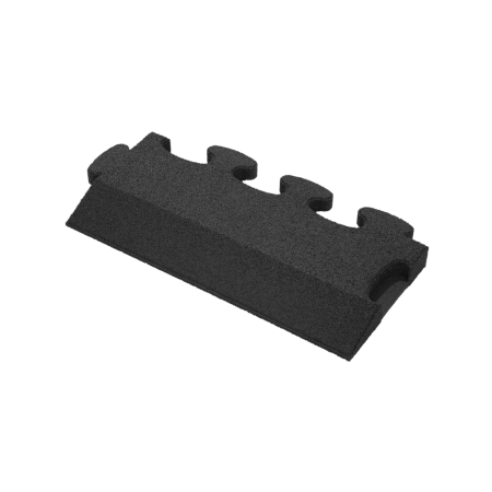 Puzzle Mat 3D edge slab bevelled 45 mm black