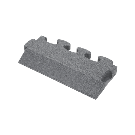 Puzzle Mat 3D edge slab bevelled 60 mm gray