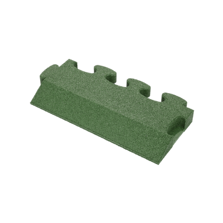 Puzzle Mat 3D edge slab bevelled 60 mm green