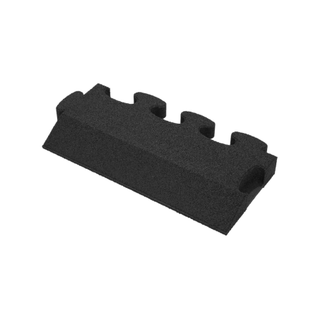 Puzzle Mat 3D edge slab bevelled 60 mm black