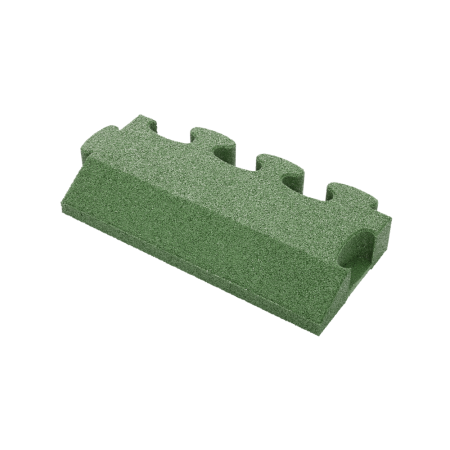 Puzzle Mat 3D edge slab bevelled 80 mm green