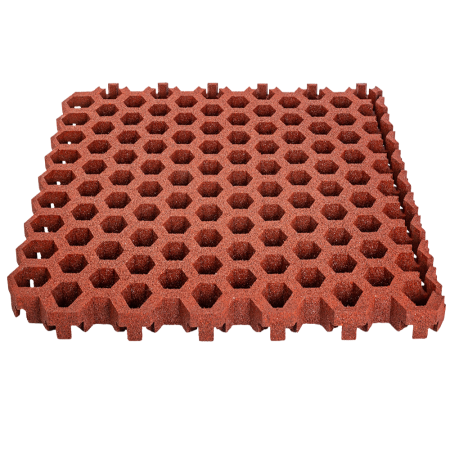 Riding arena grid 45 mm made of rubber