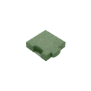 Puzzle Mat 3D Eckplatte 60 mm grün